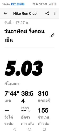 รูปภาพที่โพสต์โดย RUNวิ่ง NINGหยุด